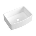 Kibi K2-SF30C, Undermount, Farmhouse/Apron Mount, Glossy White Finish K2-SF30C